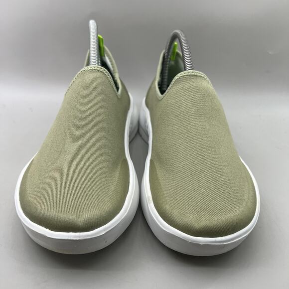 OOFOS Oomg Eezee Recovery Shoes Women Size 9 Green Lightweight Comfort Sneakers - Picture 2 of 8